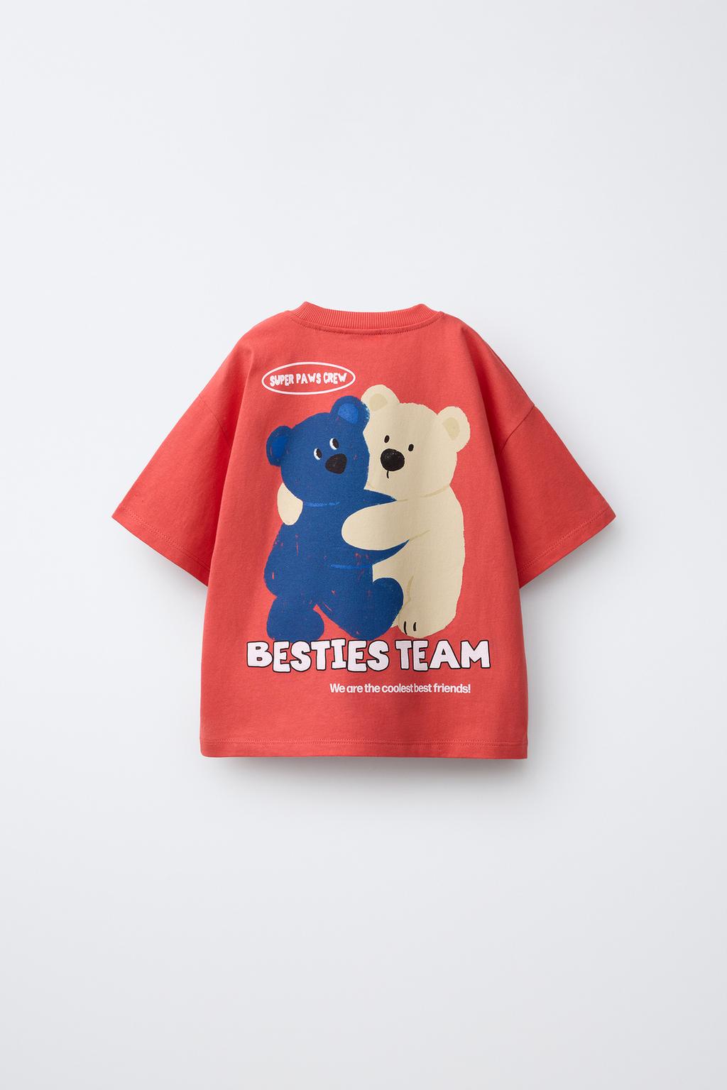 ФУТБОЛКА С ПРИНТОМ «МЕДВЕДИ»