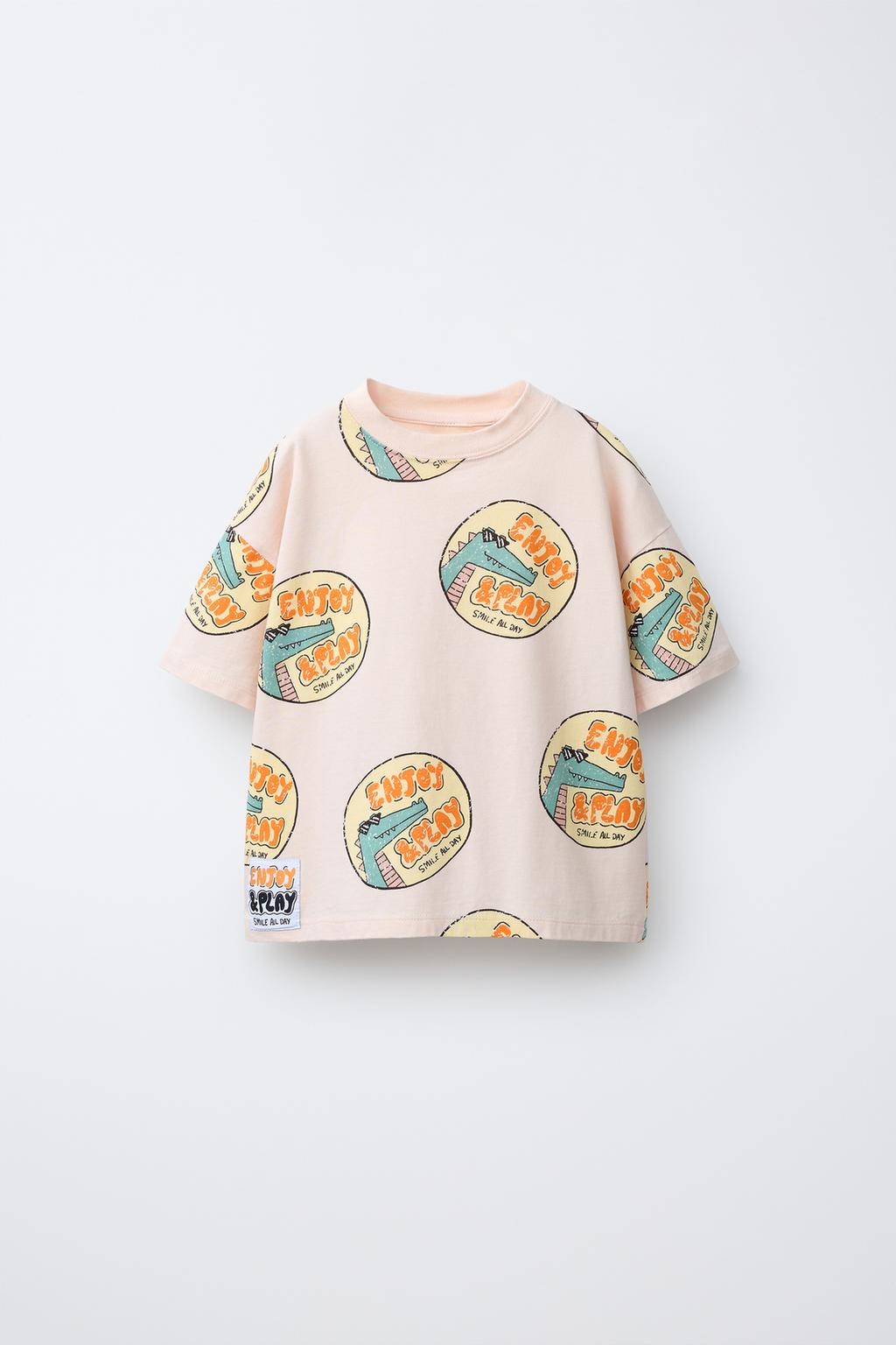 ФУТБОЛКА С ПРИНТОМ «ДИНЗАВРЫ»