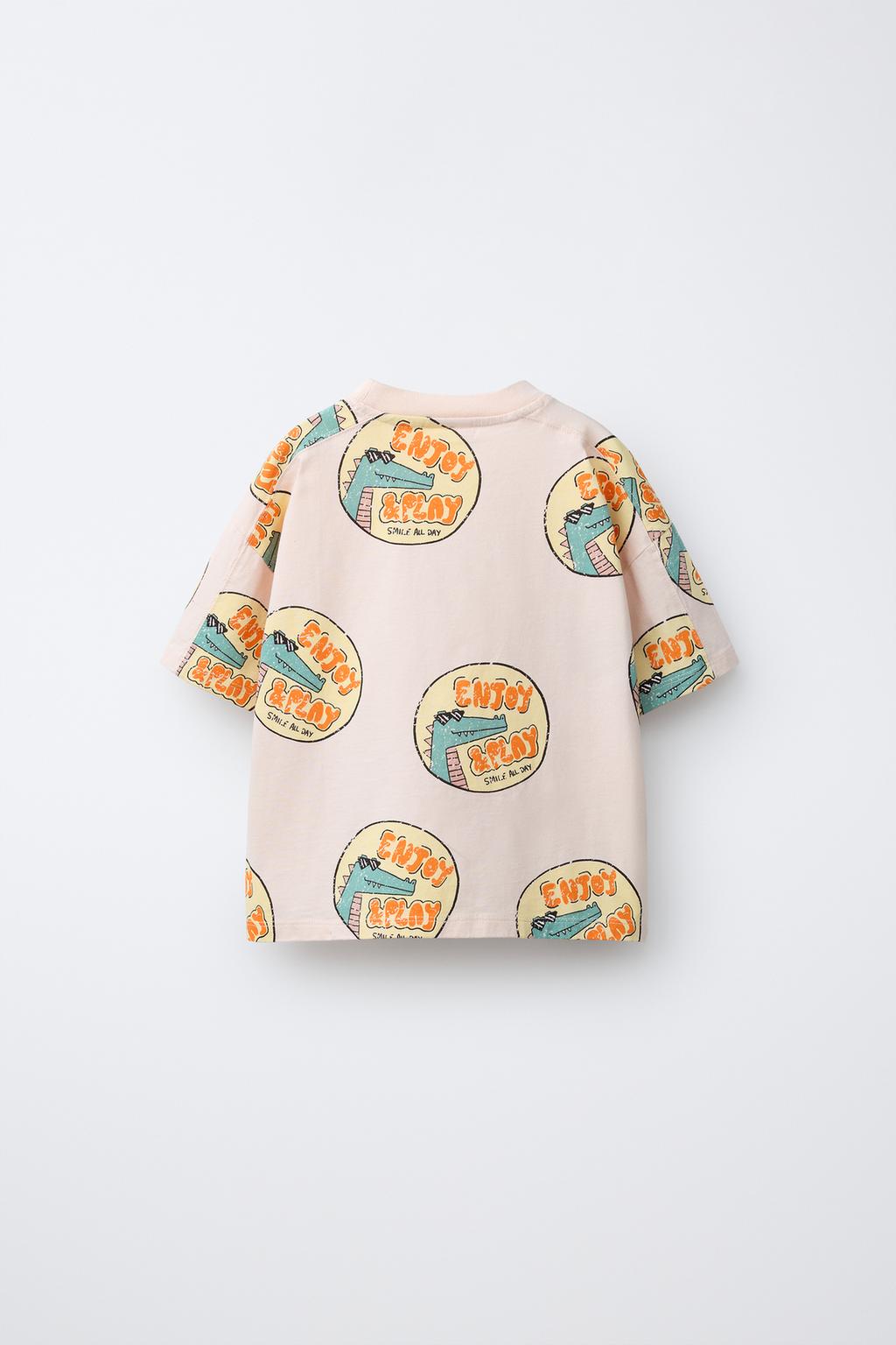 ФУТБОЛКА С ПРИНТОМ «ДИНЗАВРЫ»