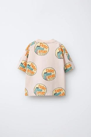 Футболка с принтом «динзавры»- Заказать в России