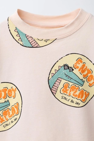 Футболка с принтом «динзавры»- Заказать в России