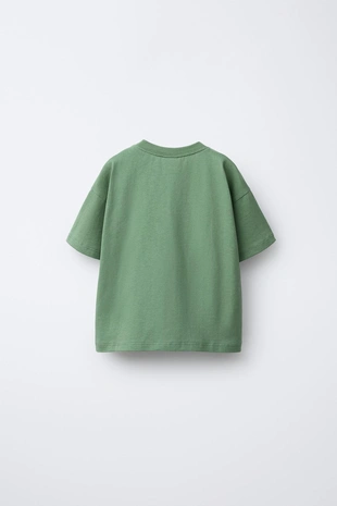 Футболка с рельефным принтом животного- Заказать в России