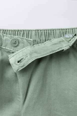 Шорты-бермуды с перекрестным поясом