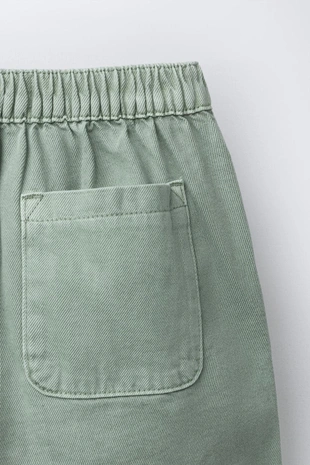 Шорты-бермуды с перекрестным поясом