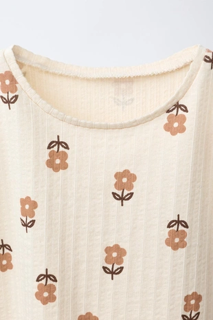 Футболка с принтом и кружевом- Заказать в России