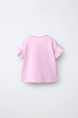 Футболка с бантами и воланами- Заказать в России