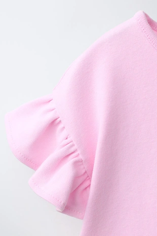 Футболка с бантами и воланами- Заказать в России