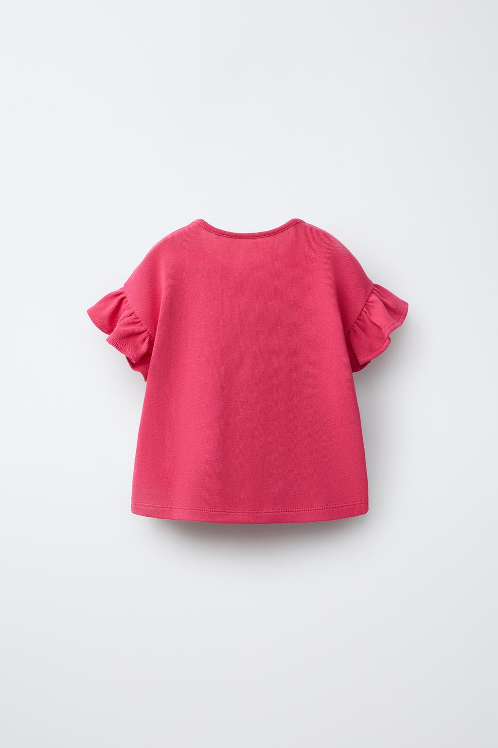 ФУТБОЛКА С БАНТАМИ И ВОЛАНАМИ