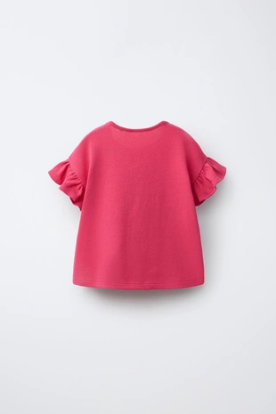 Футболка с бантами и воланами- Заказать в России