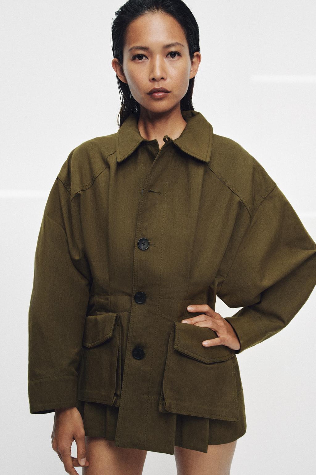 КУРТКА С КАРМАНАМИ — коллекция Zara «ZW»