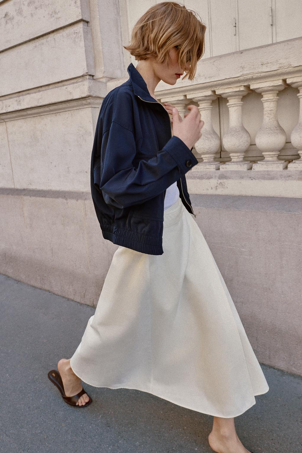 КУРТКА С ВОРОТНИКОМ-СТОЙКОЙ И КЛАПАНАМИ