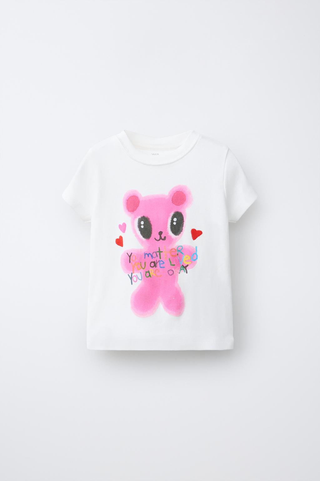 ФУТБОЛКА С ПРИНТОМ «МЕДВЕЖОНОК»