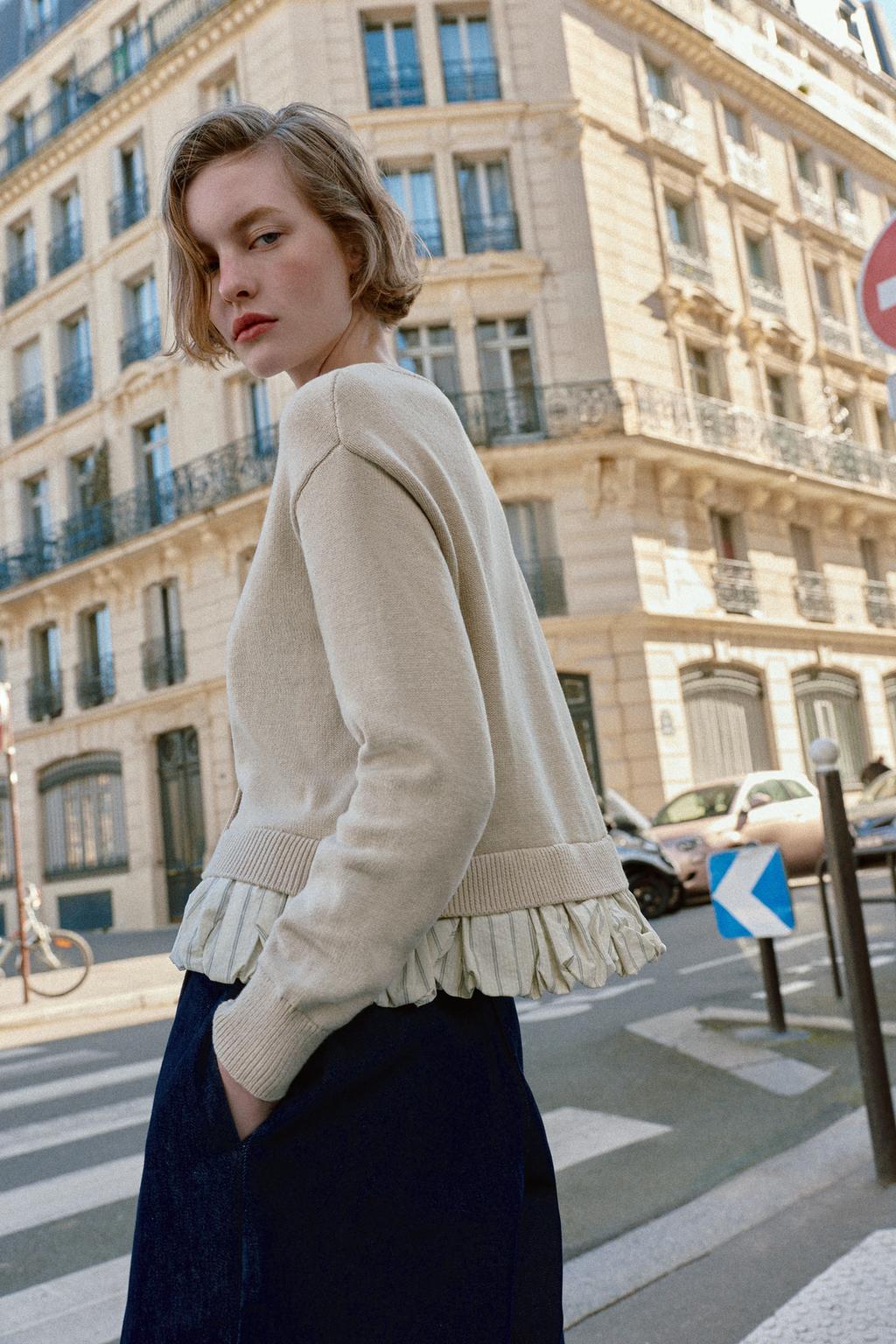 КОМБИНИРОВАННЫЙ КАРДИГАН