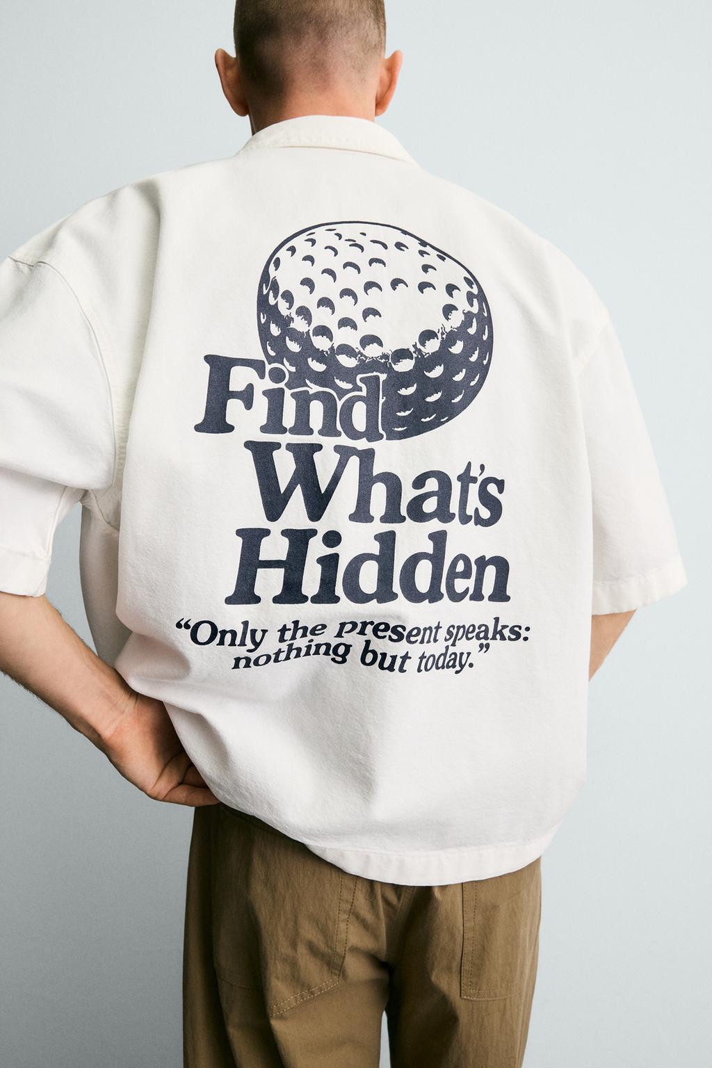 РУБАШКА  С ПРИНТОМ ДЛЯ ГОЛЬФА