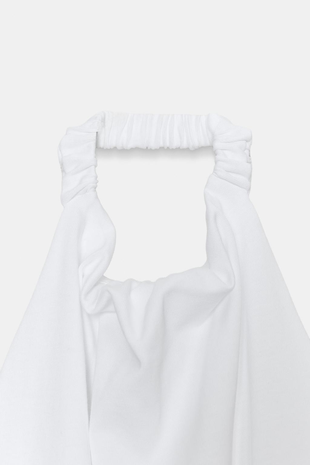 ТОП С ГОРЛОВИНОЙ ХАЛТЕР ИЗ ПЛОТНОГО ХЛОПКА