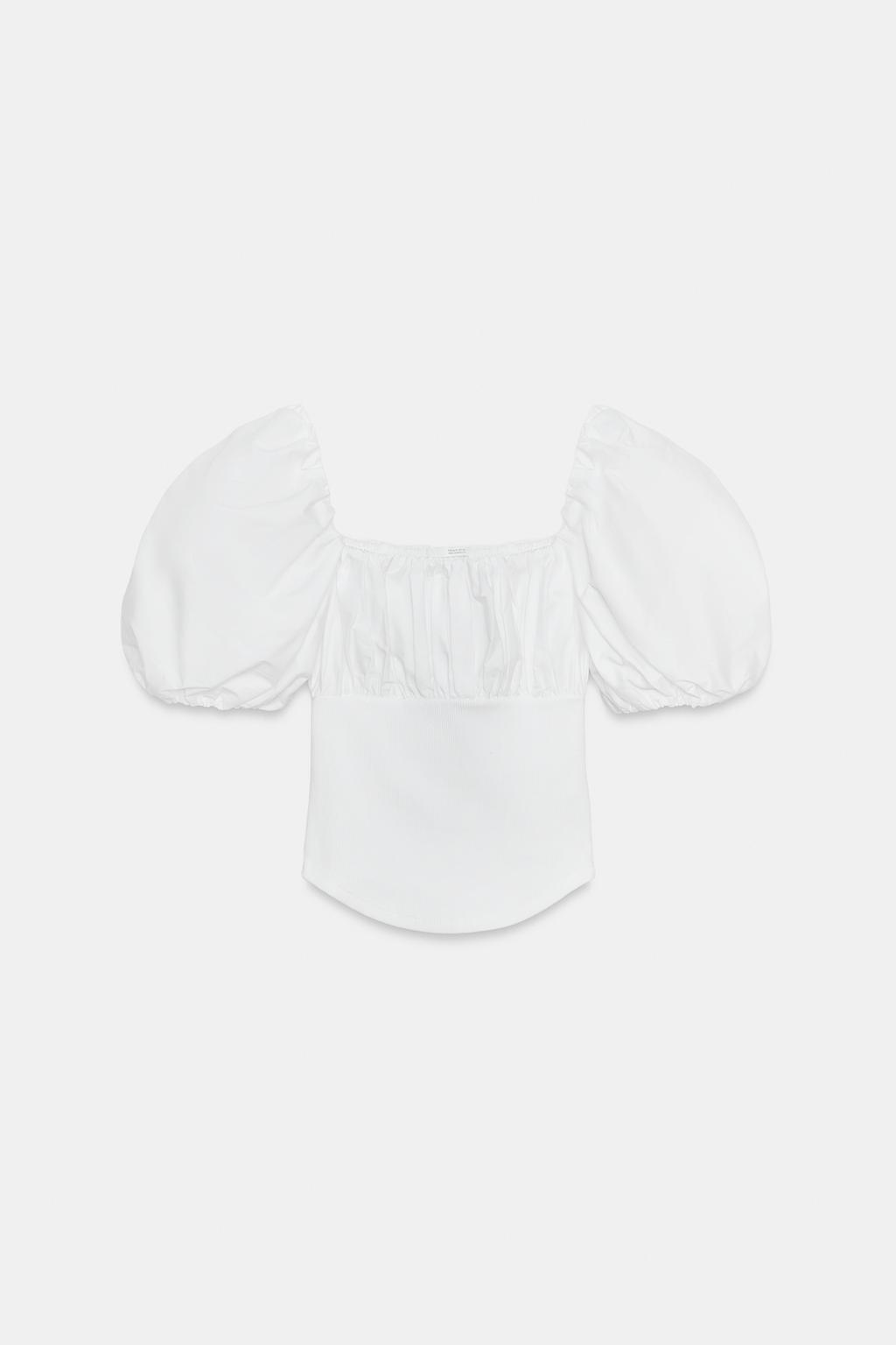 ТОП С ОБЪЕМНЫМИ РУКАВАМИ