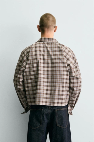 Рубашка поло  в клетку- Заказать в России