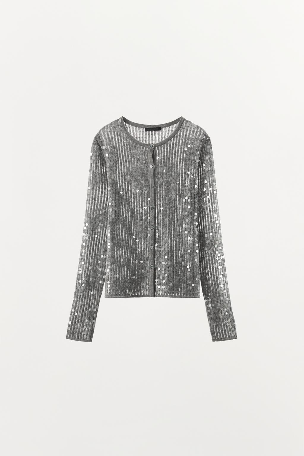 КАРДИГАН С ПАЙЕТКАМИ