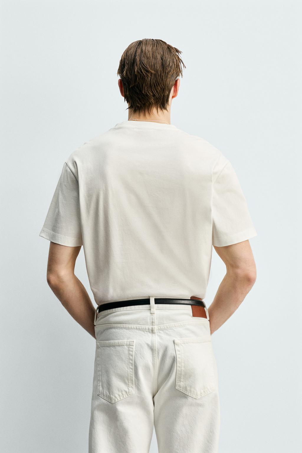 УКОРОЧЕННАЯ ФУТБОЛКА ИЗ МЕРСЕРИЗОВАННОГО ХЛОПКА