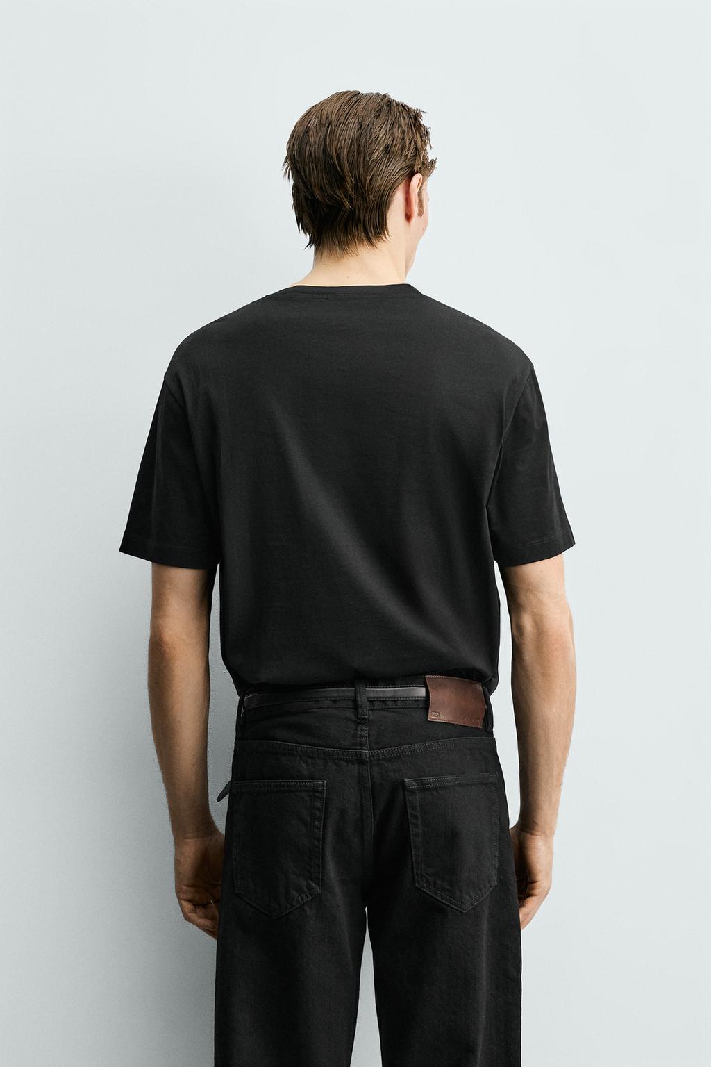 УКОРОЧЕННАЯ ФУТБОЛКА ИЗ МЕРСЕРИЗОВАННОГО ХЛОПКА