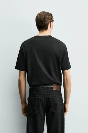 Укороченная футболка из мерсеризованного хлопка- Заказать в России