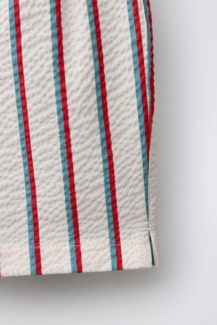 6-14 лет/плавки-бермуды в полоску- Заказать в России