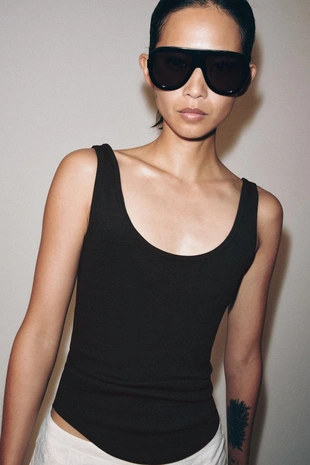 Топ в рубчик в стиле рустик- Заказать в России