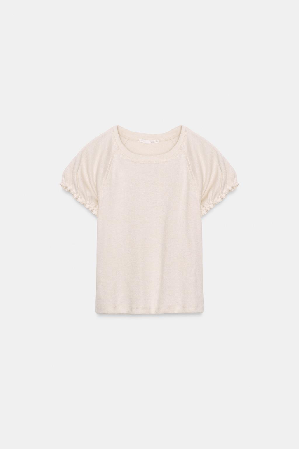 ФУТБОЛКА В СТИЛЕ РУСТИК С ОБЪЕМОМ