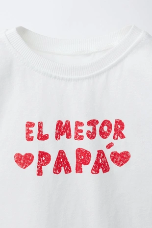 Футболка с принтом лучший папа- Заказать в России