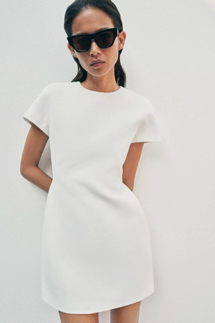 Короткое платье — коллекция Zara «Zw»- Заказать в России