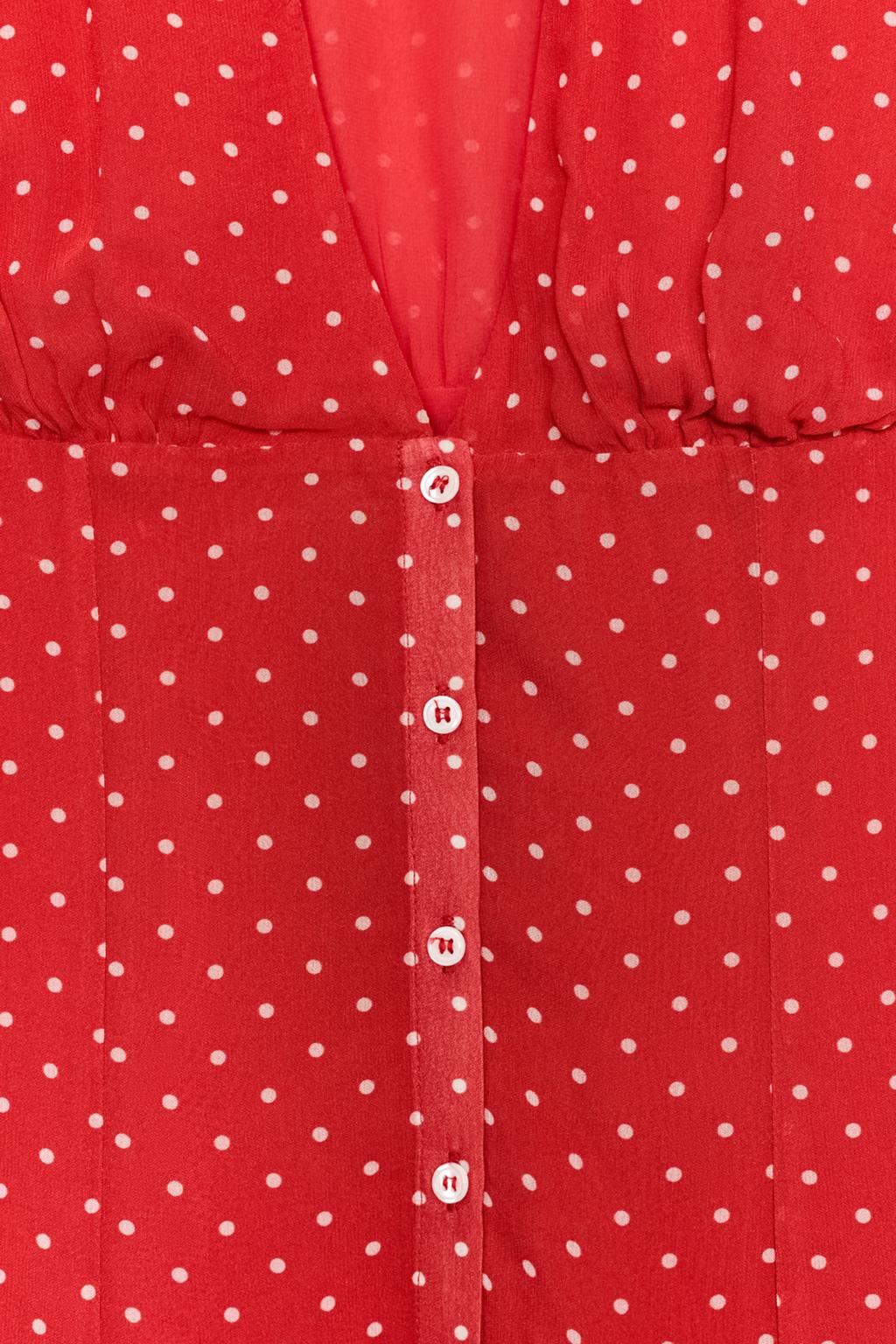 КОРОТКОЕ ПЛАТЬЕ В ГОРОШЕК