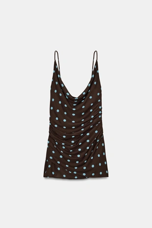 Мини-платье в горошек- Заказать в России