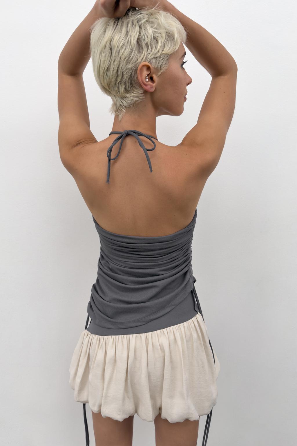 КОМБИНИРОВАННОЕ ПЛАТЬЕ-БАЛЛОН