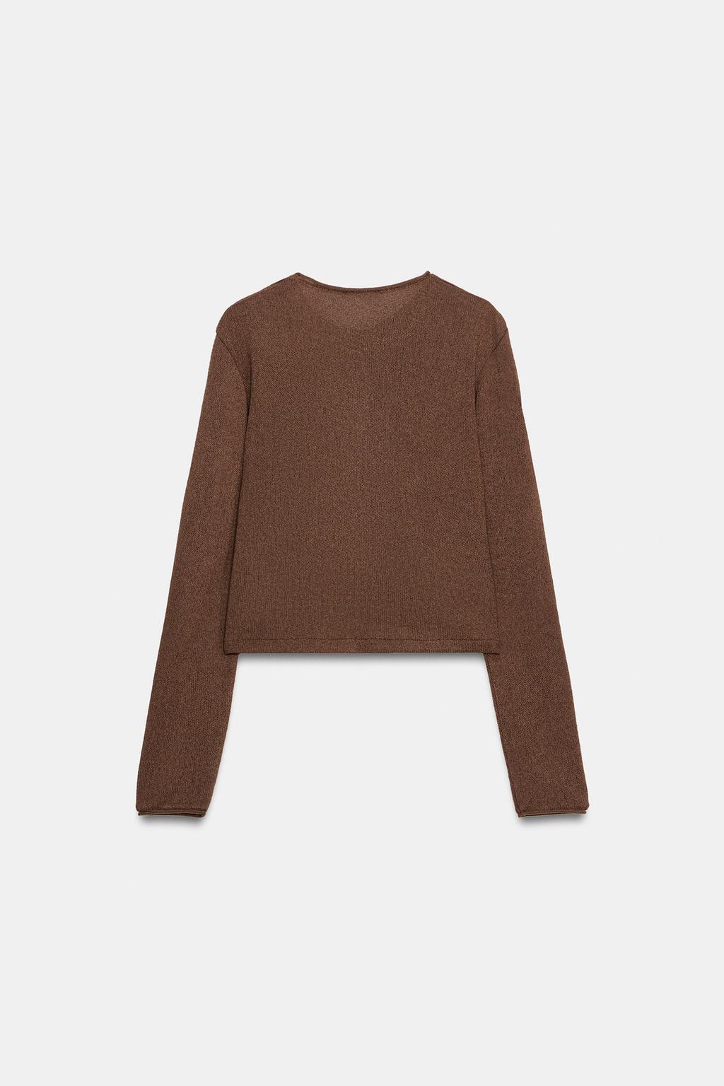 КУРТКА С ДЛИННЫМИ РУКАВАМИ НА ПУГОВИЦАХ