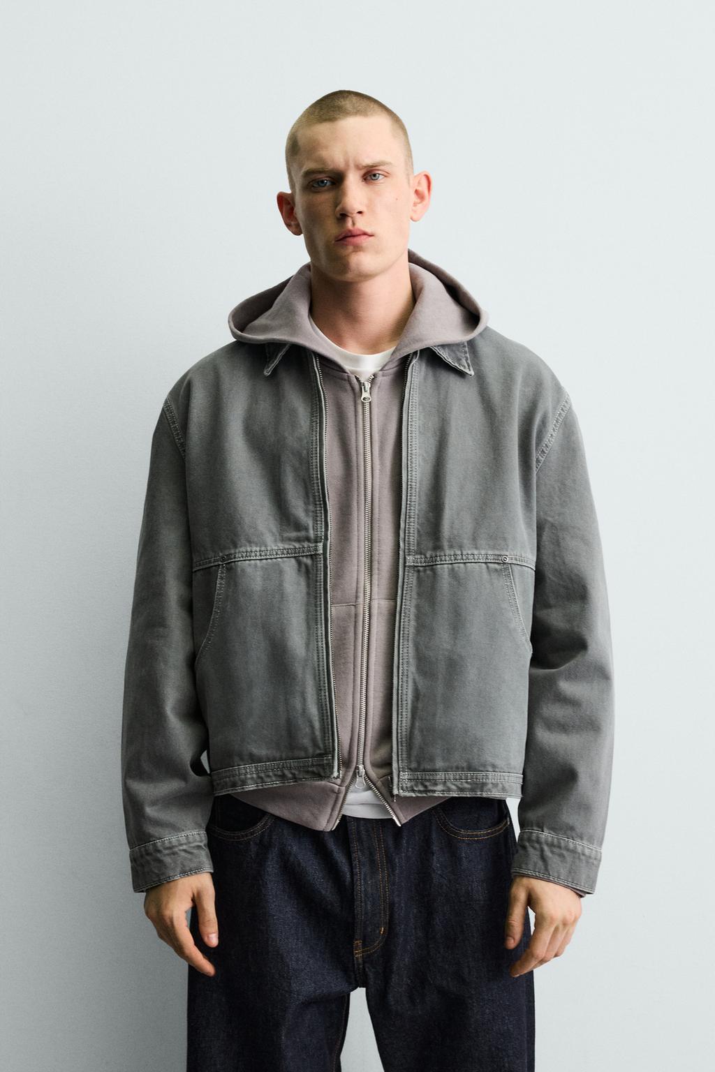 КУРТКА  С КОНТРАСТНОЙ ОТСТРОЧКОЙ