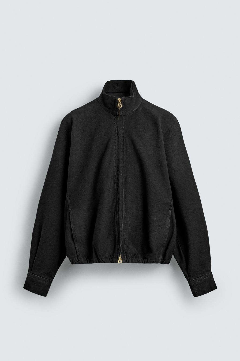 ХЛОПКОВЫЙ БОМБЕР СВОБОДНОГО КРОЯ