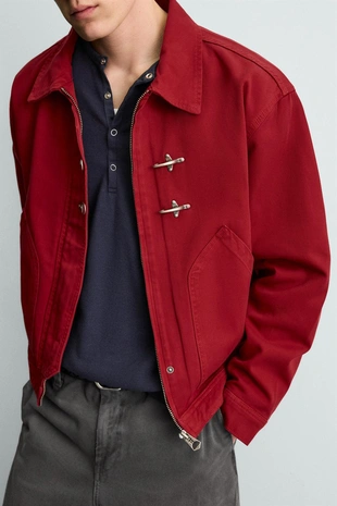 Куртка  с навесными петлями- Заказать в России