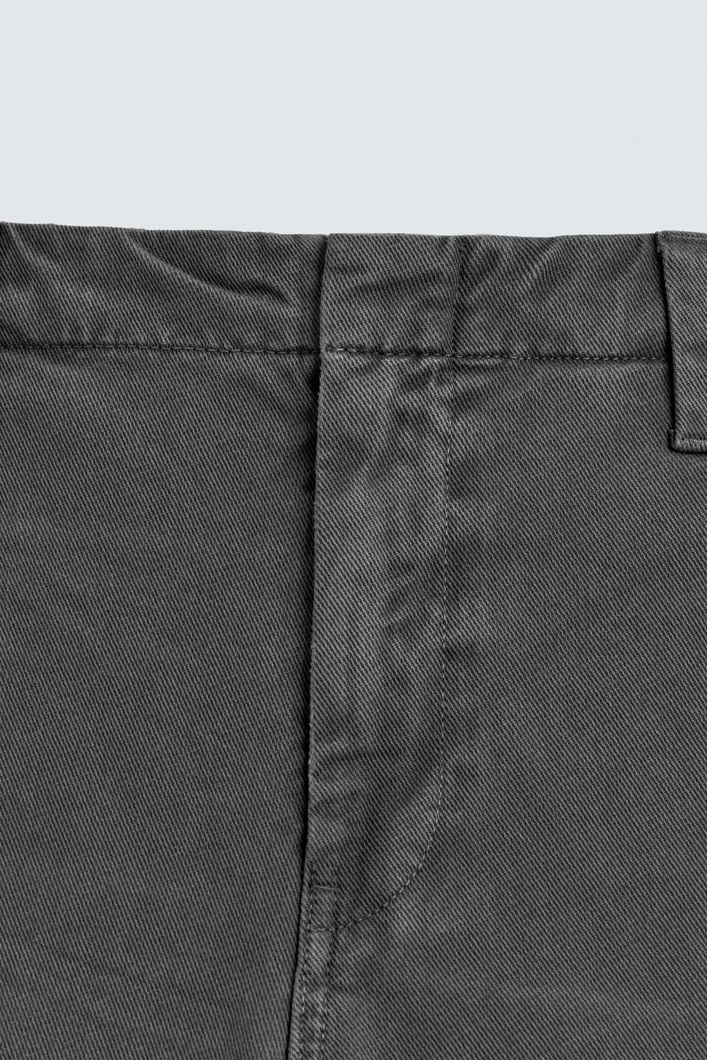 БРЮКИ ЧИНОС  С ЭФФЕКТОМ ПОТЕРТОСТИ