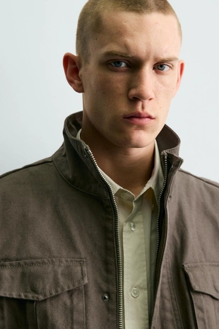 Куртка  из хлопка канвас- Заказать в России