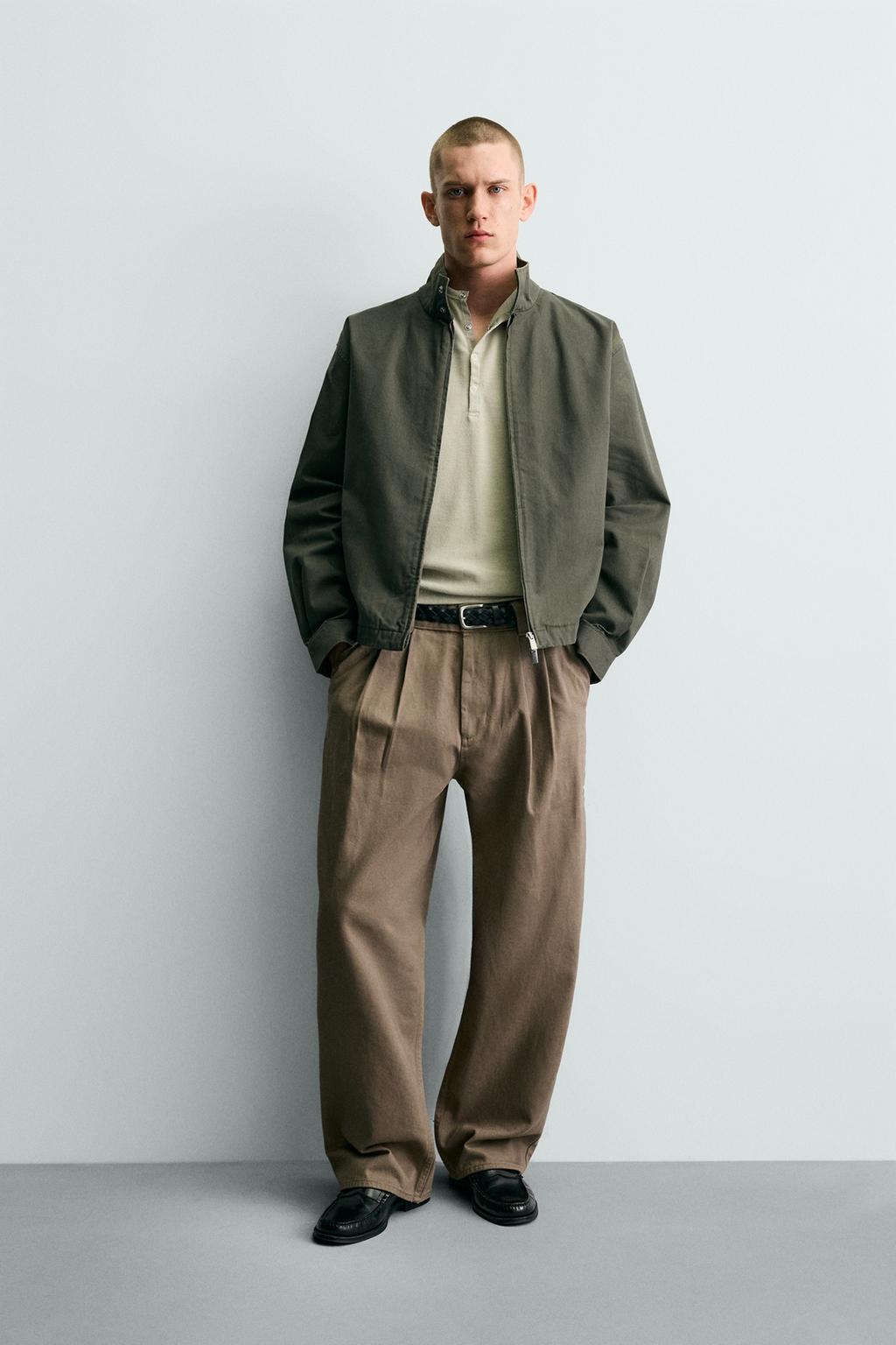 БРЮКИ ЧИНОС свободного кроя СО СКЛАДКАМИ