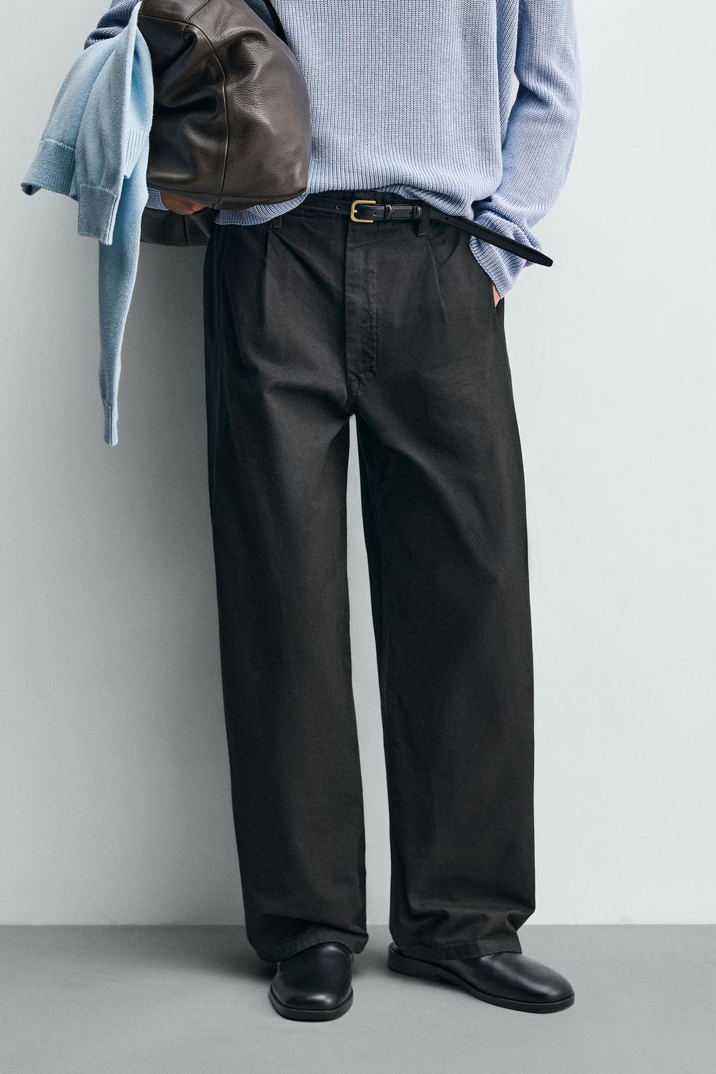 БРЮКИ свободного кроя СО СКЛАДКАМИ