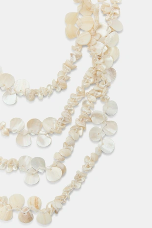 Ожерелье с деталями под перламутр- Заказать в России