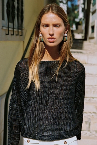 Двойные серьги с камнями из смолы- Заказать в России