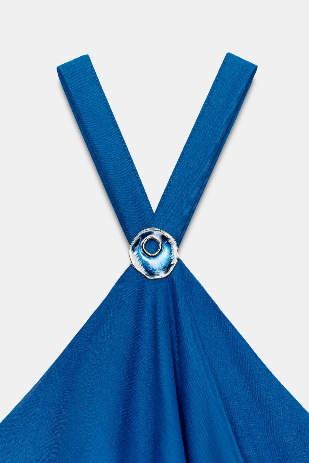 ДЛИННОЕ ПЛАТЬЕ С ВОЛАНАМИ