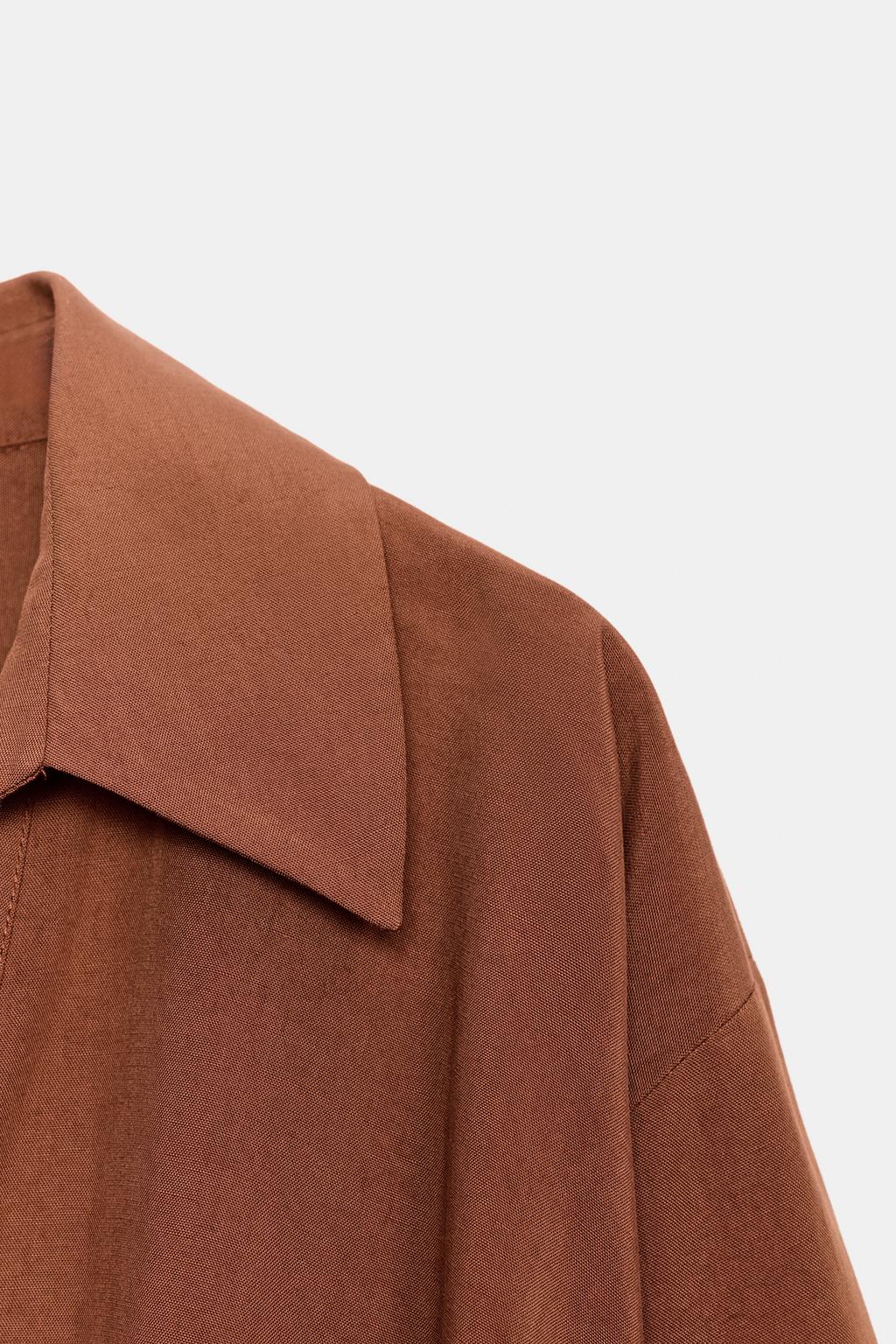 РУБАШКА С ОБЪЕМНЫМ НИЗОМ