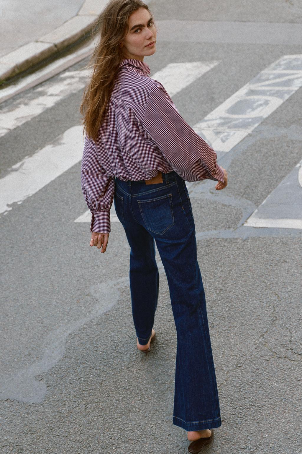 УКОРОЧЕННАЯ РУБАШКА В КЛЕТКУ ВИШИ