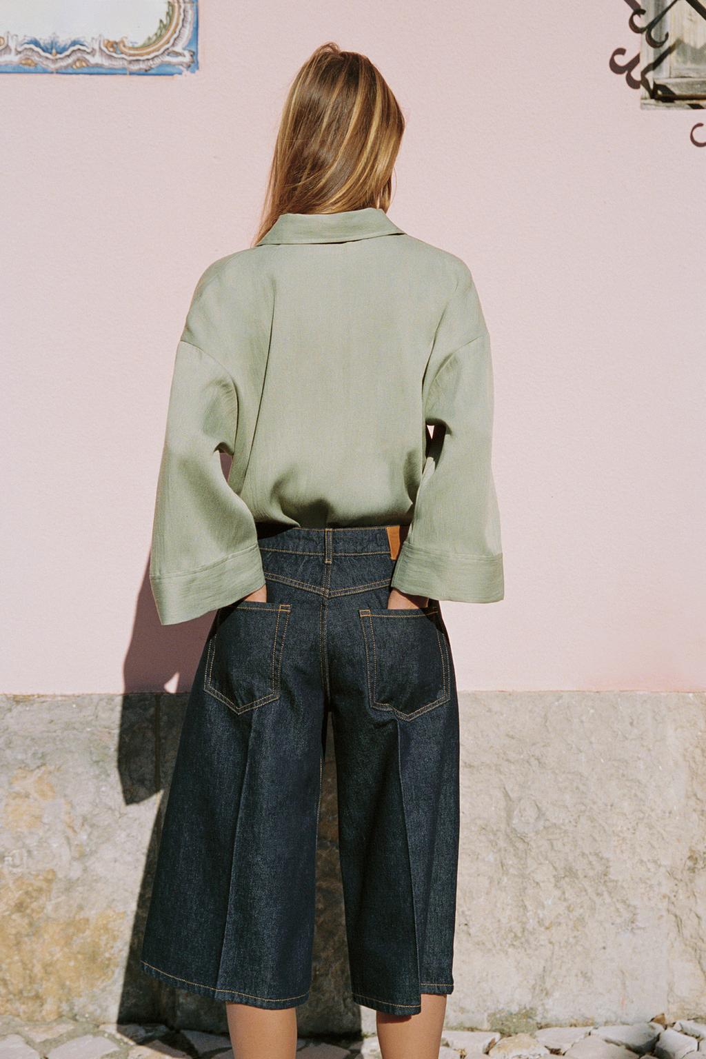 РУБАШКА ОВЕРСАЙЗ С ШИРОКИМИ РУКАВАМИ