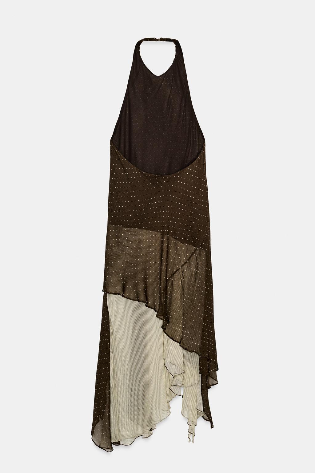 АСИММЕТРИЧНОЕ КОМБИНИРОВАННОЕ ПЛАТЬЕ из коллекции «ZW»