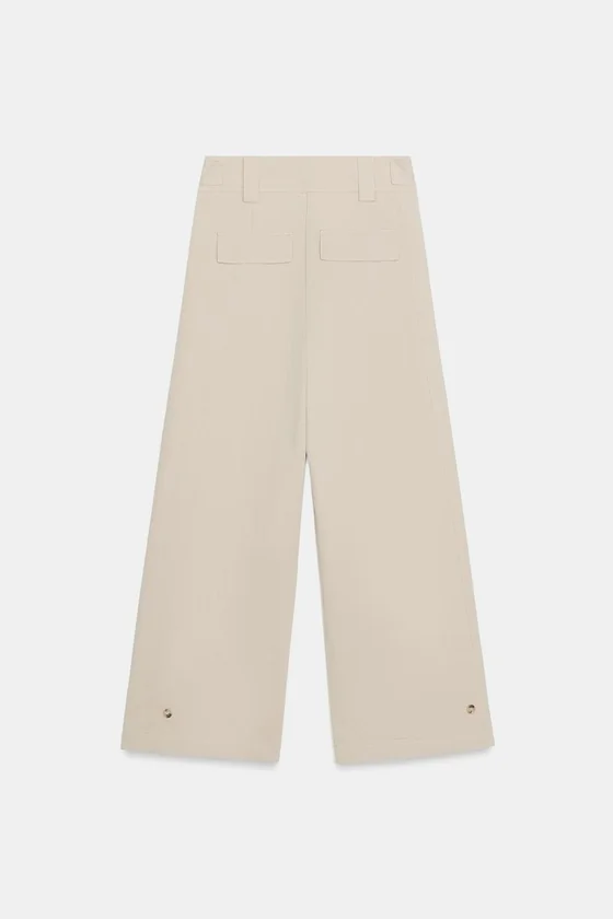 БРЮКИ ЧИНОС С ХЛЯСТИКАМИ — коллекция Zara «ZW»