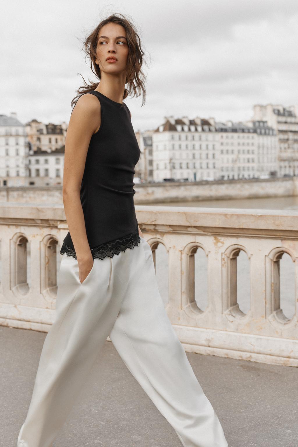 ТОП С ДРАПИРОВКОЙ И КРУЖЕВОМ